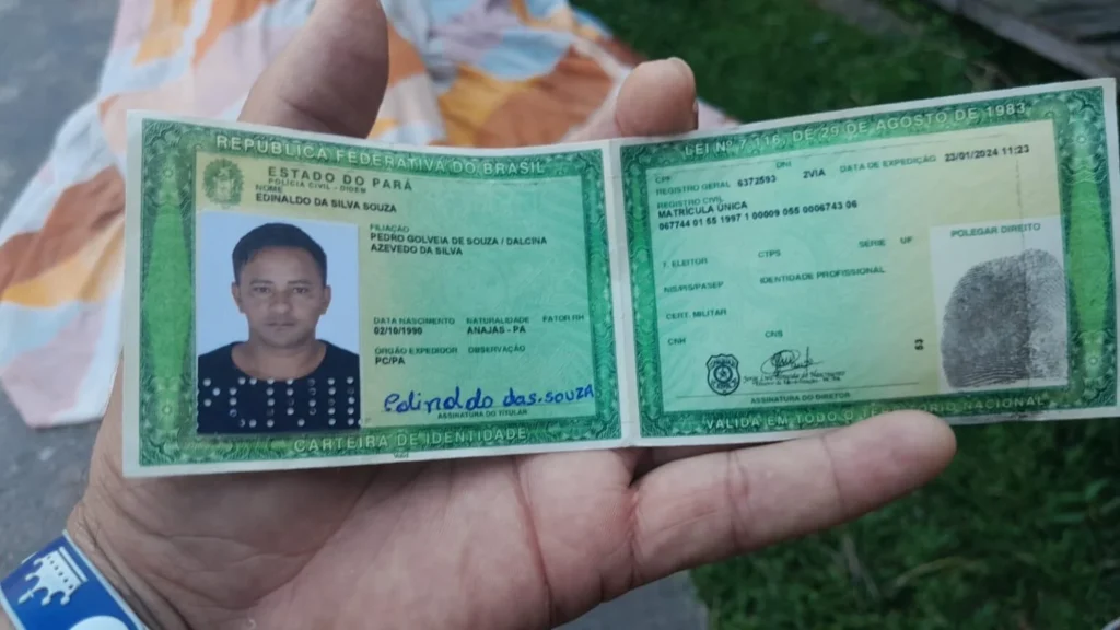 Foto: Divulgação / Internet. A vítima foi identificada como Edinaldo da Silva Souza, conhecido na cidade de Anajás como “Pestinha”.