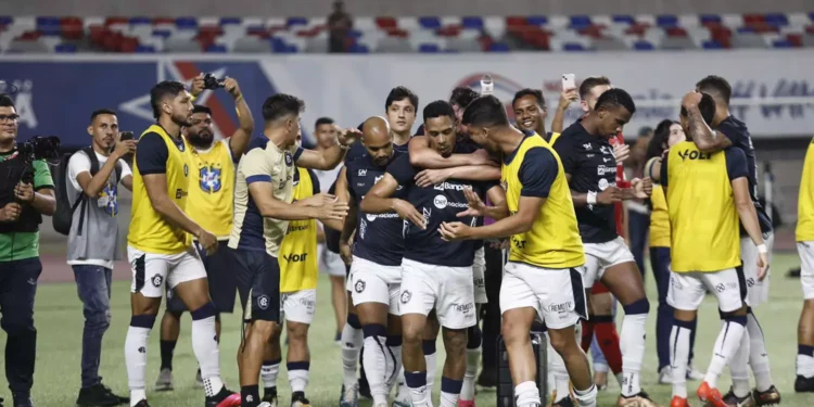 Pedro Vitor marcou o gol da vitória do Leão (Thiago Gomes / O Liberal)